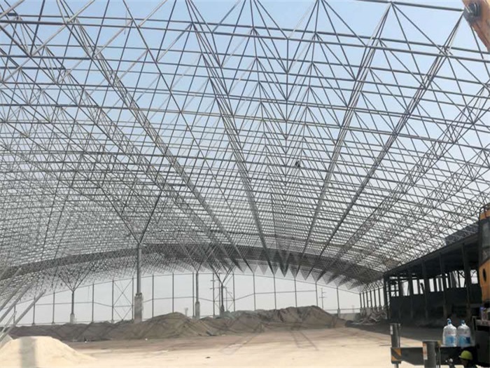 抚顺钢厂料仓网架工程